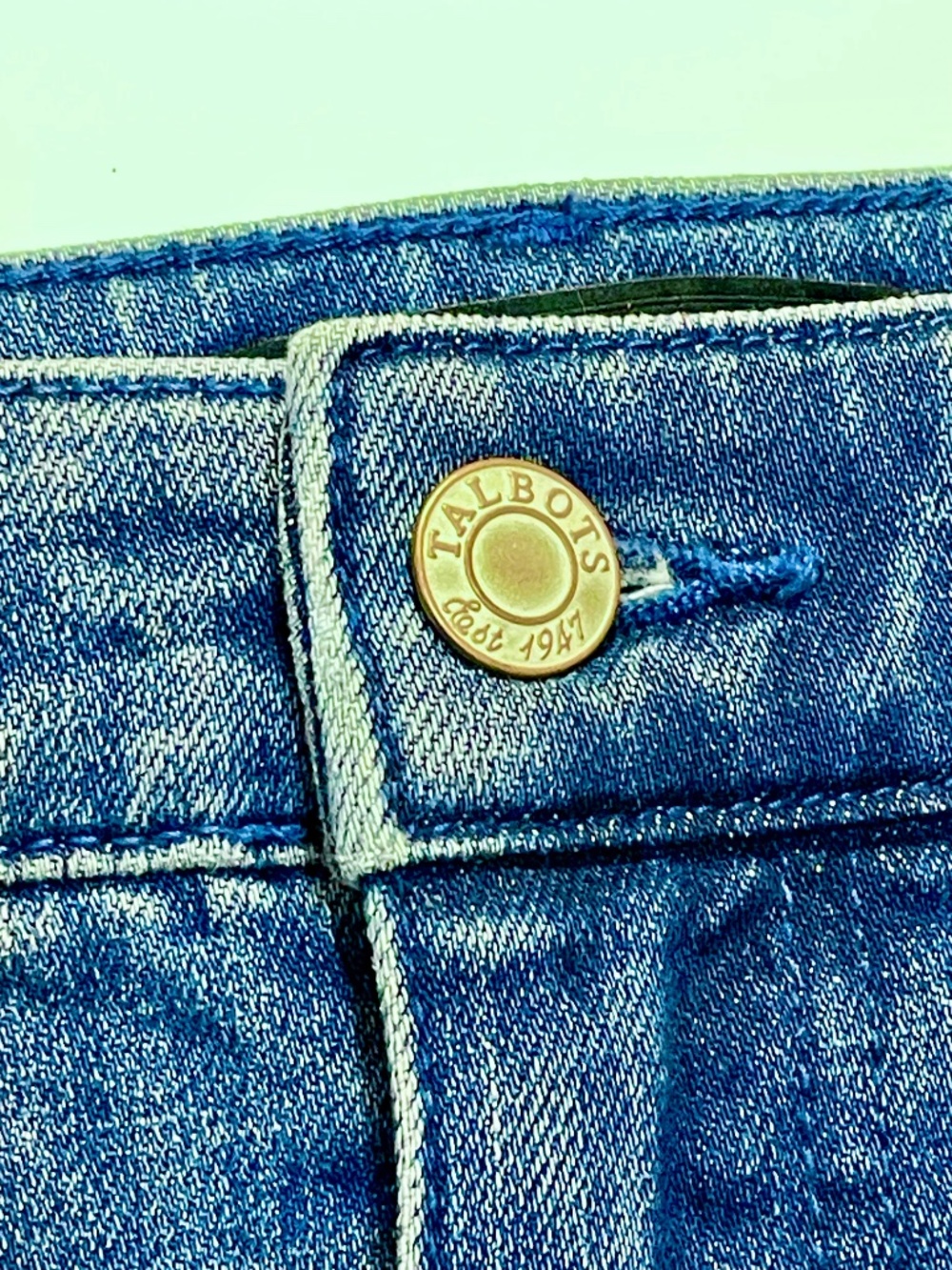 Talbots Denim Jean Pencil Skirt size 4 NWOT - Picture 4 of 9